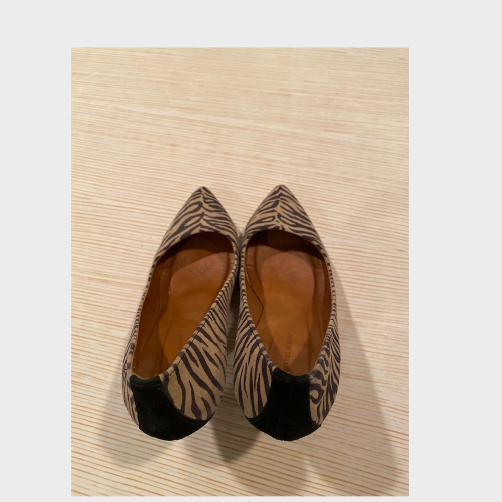Isabel Marant Suede Zebra Print Pumps 37 - Picture 5 of 8